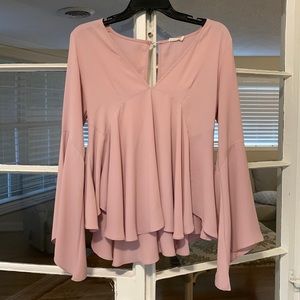 Pink, long sleeve top
